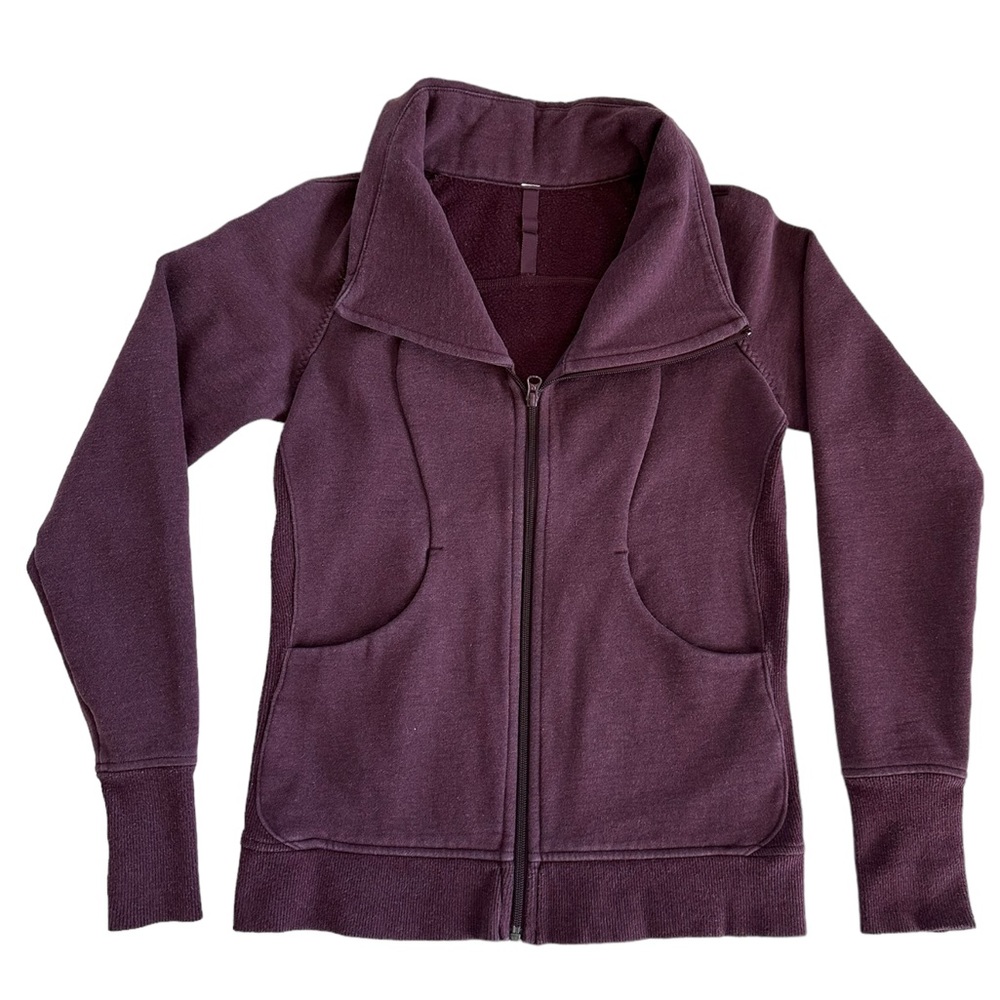 Lululemon Women's Zip Up Jacket Burgundy Size 6